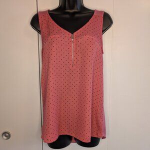EUC IZ Byer Coral Sleeveless Tank Top SZ S